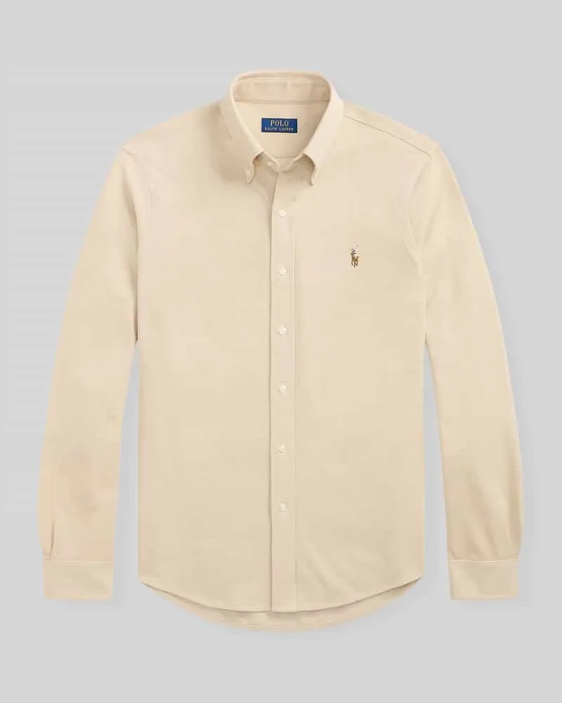 Ralph Lauren Regular Fit Freizeithemd aus reiner Baumwolle Beige