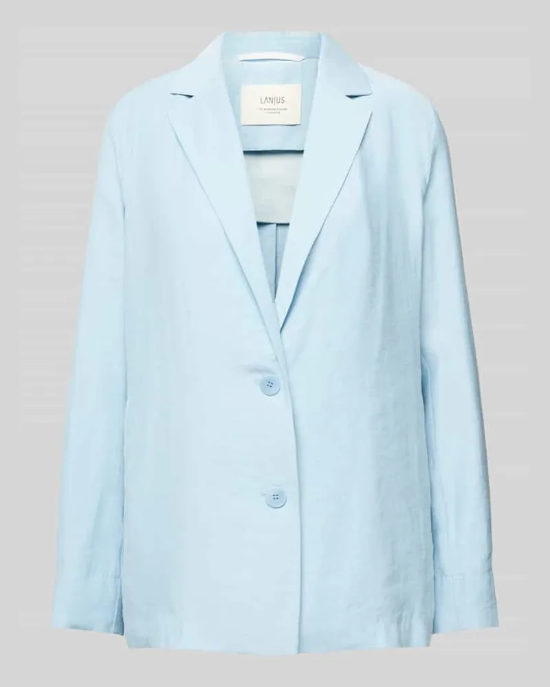 Lanius Blazer mit Reverskragen Hellblau