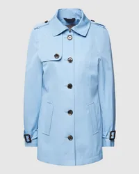 Christian Berg Trenchcoat mit Knopfleiste Bleu