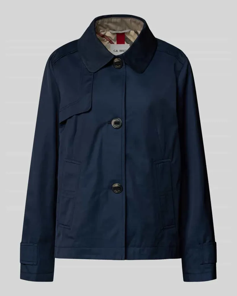 Gil Bret Jacke mit Umlegekragen und Eingrifftaschen Marine