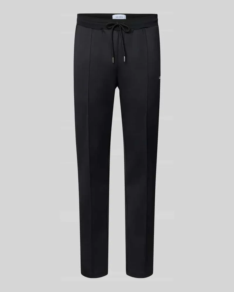 LES DEUX Sweatpants mit Logo-Print Modell 'Ballier Black