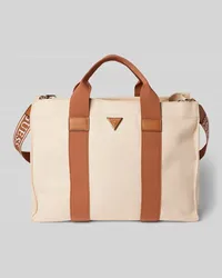 Guess Handtasche mit Strukturmuster Sand