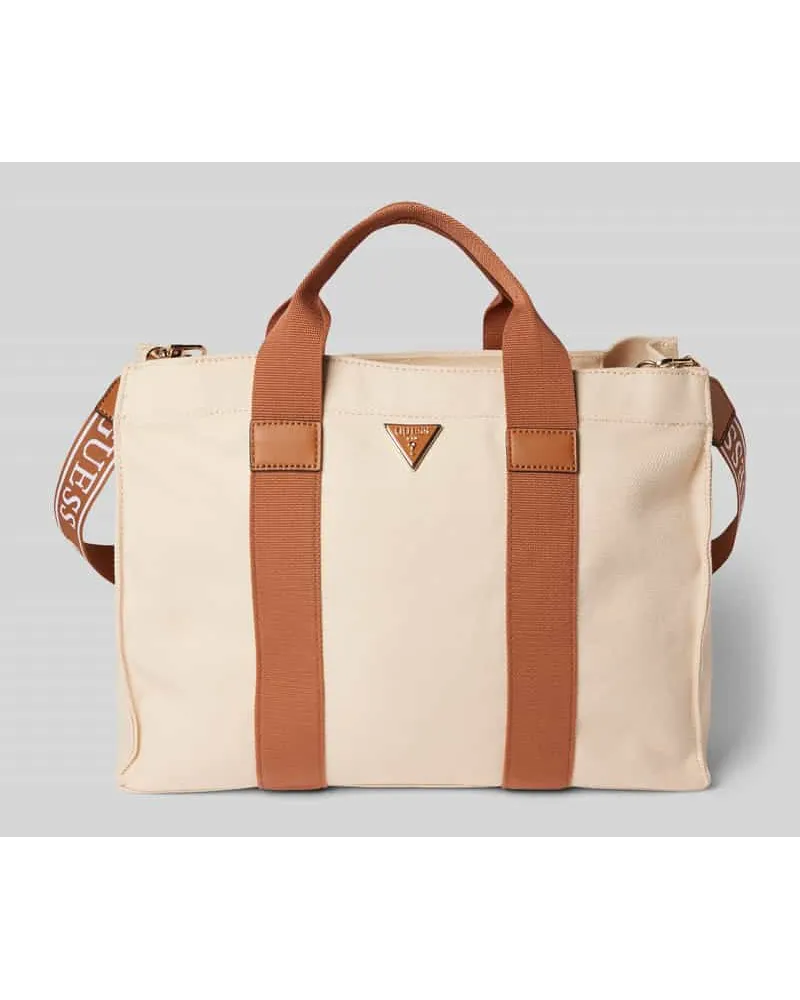 Guess Handtasche mit Strukturmuster Sand