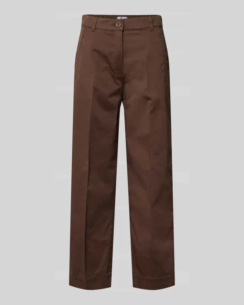 Brax Culotte mit Eingrifftaschen Modell 'Peggy Mittelbraun