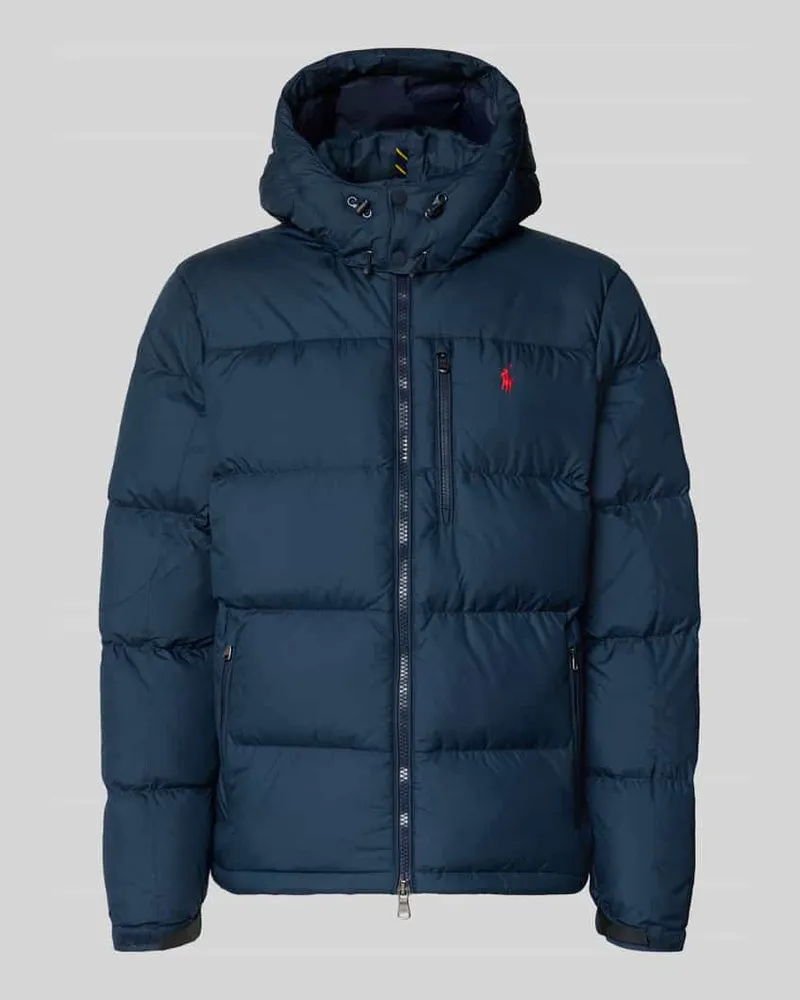 Ralph Lauren Regular Fit Daunenjacke mit Logo-Stitching Marine