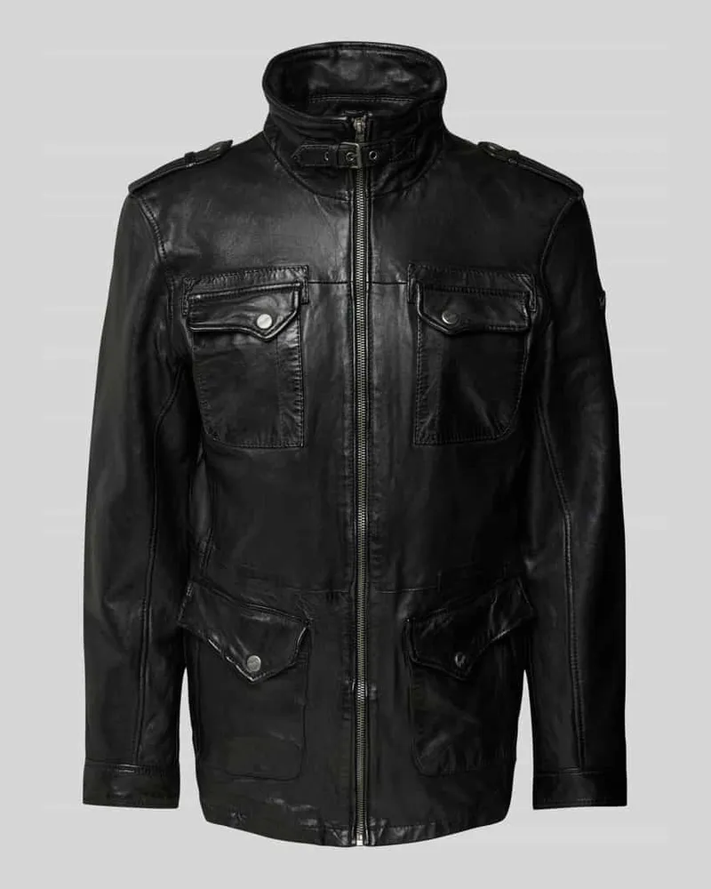 Mauritius Jacke in Leder-Optik Modell 'Daxter Black