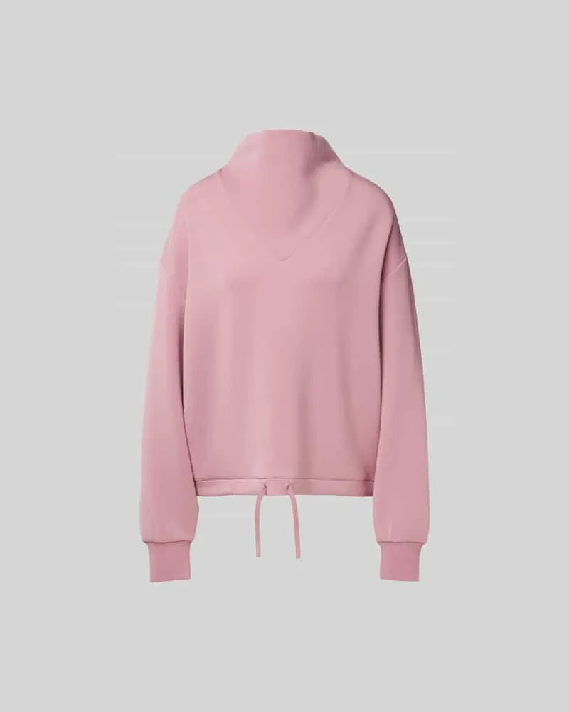 Varley Sweatshirt mit Stehkragen Pink
