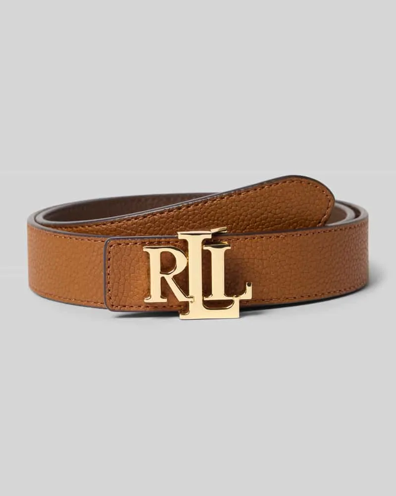 Ralph Lauren Gürtel aus Rindsleder mit Wendefunktion Dunkelbraun