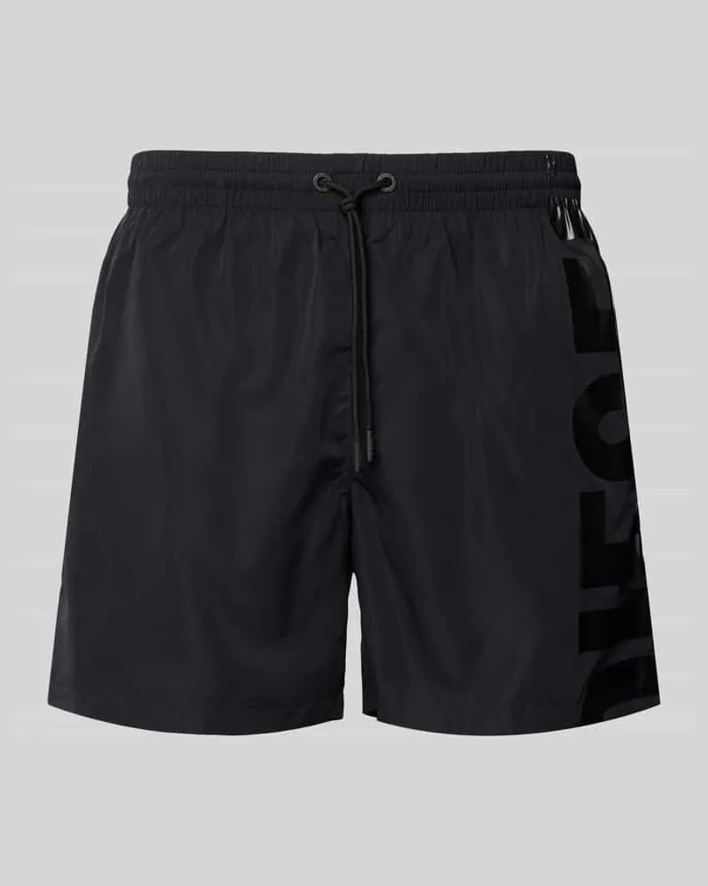 Diesel Badehose mit elastischem Bund Modell 'RIO Black