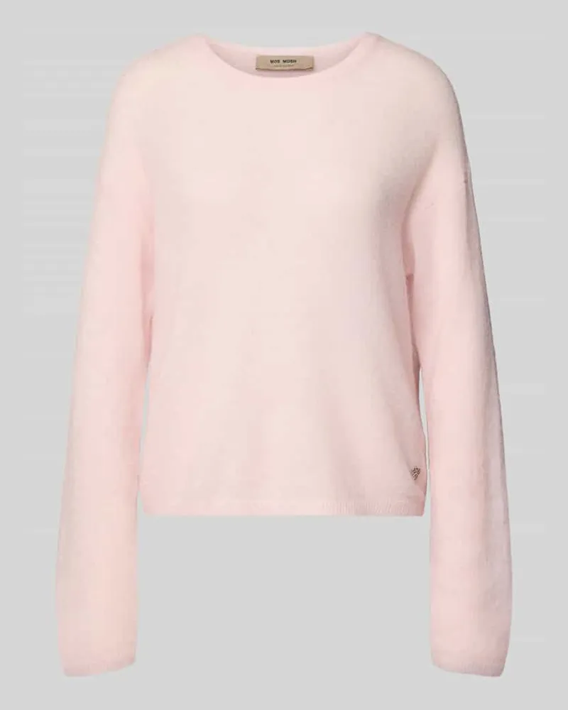 Mos Mosh Strickpullover mit Woll-Anteil Modell 'Mape Hellrosa