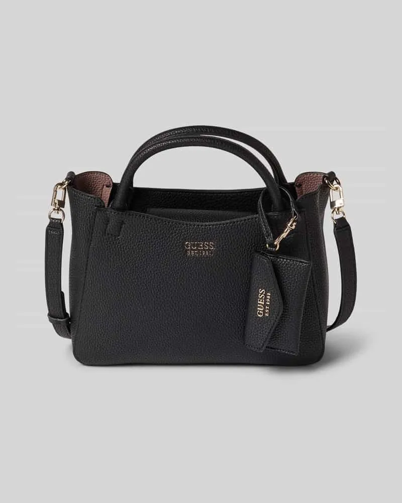 Guess Handtasche mit Label-Applikation Modell 'BRENTON Black