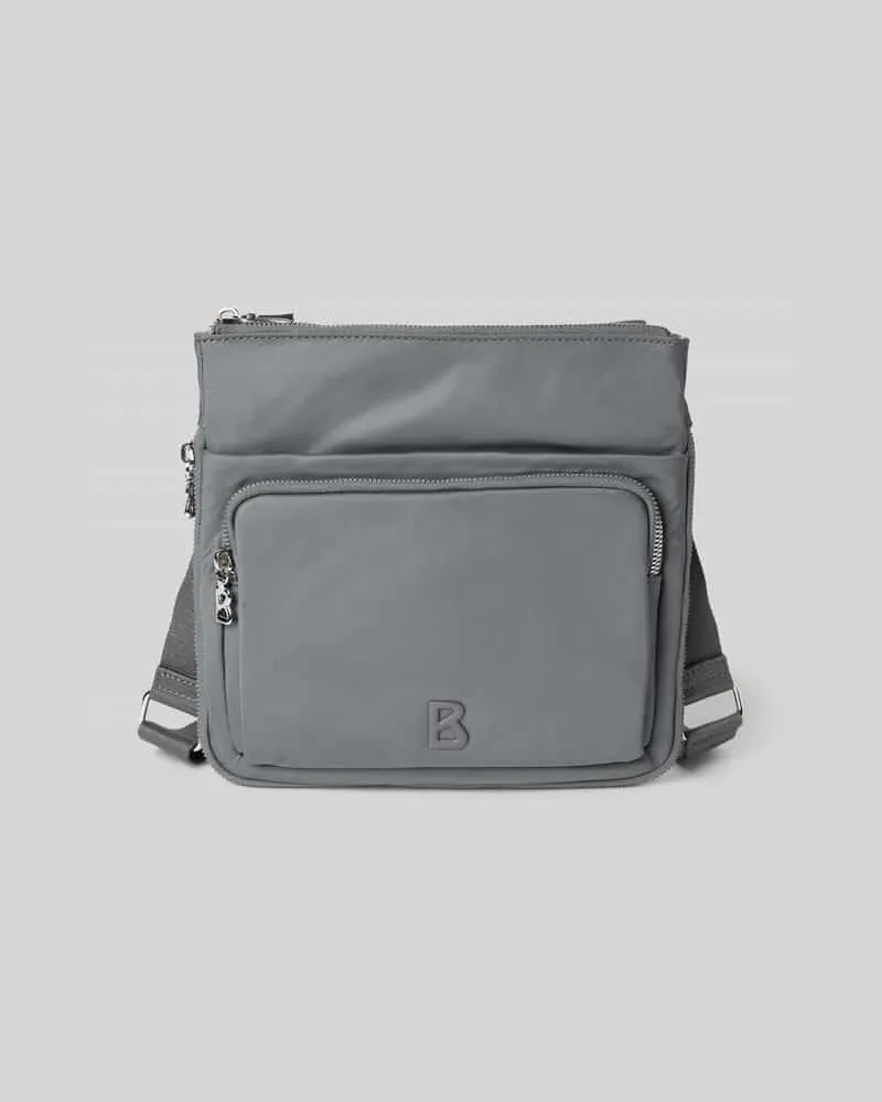 Bogner Umhängetasche mit Logo-Applikation Mittelgrau