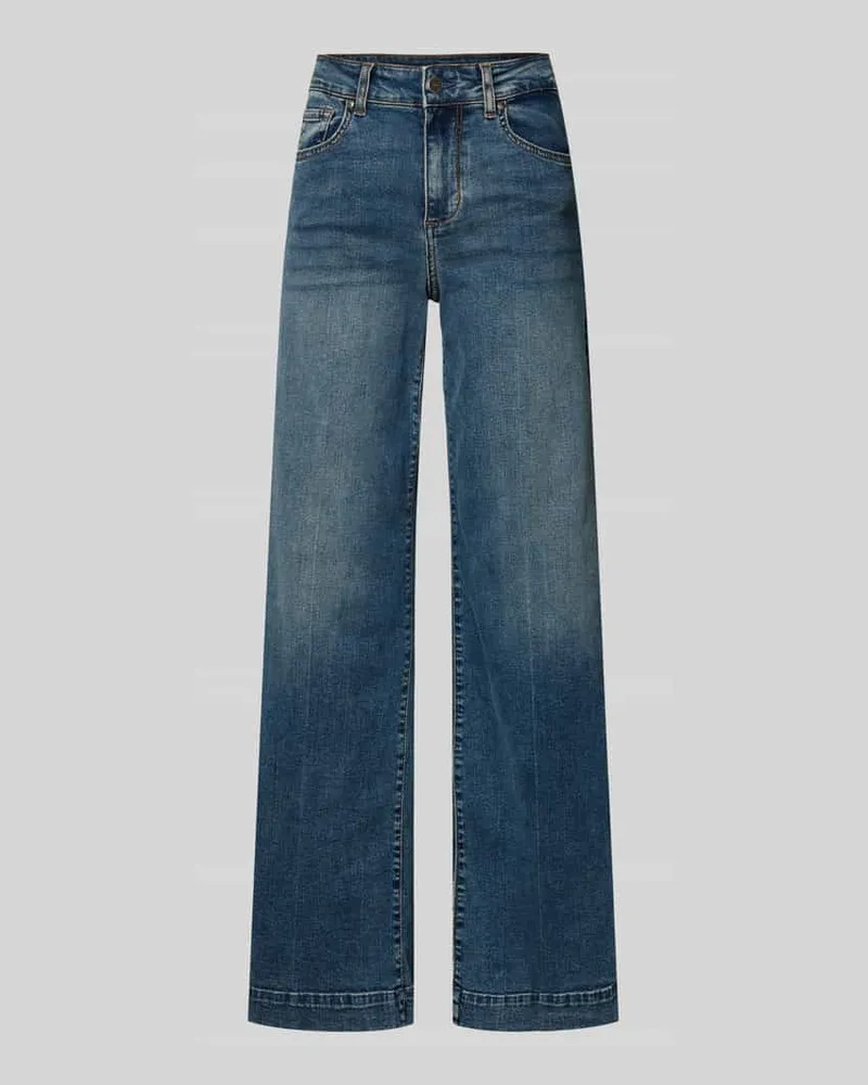 Liu Jo Wide Fit Jeans im 5-Pocket-Design Modell 'Authentic Hellblau