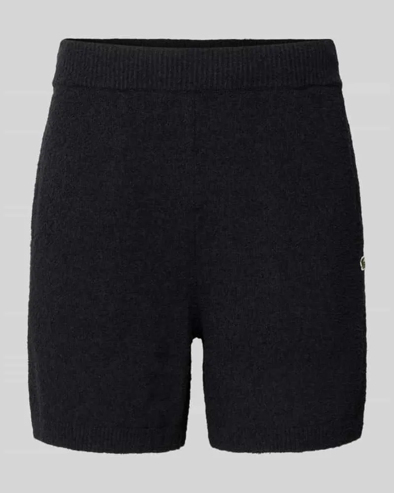 Lacoste Relaxed Fit Sweatshorts aus Baumwoll-Mix Dunkelblau