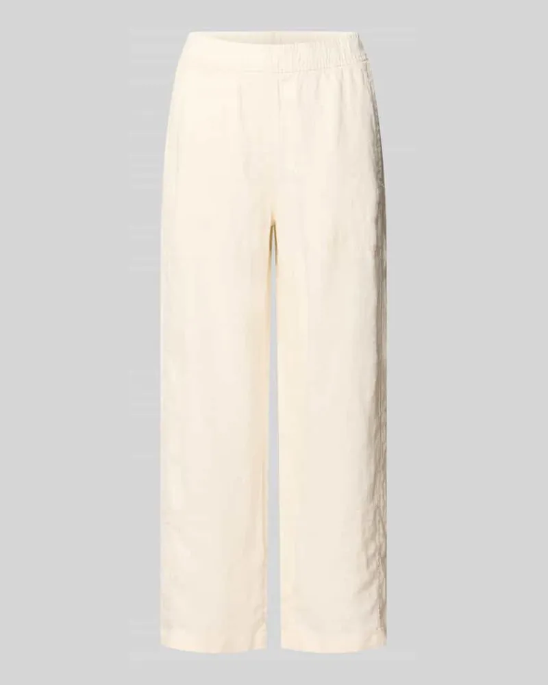 OPUS Leinenhose in verkürzter Passform Modell 'myha linen Sand