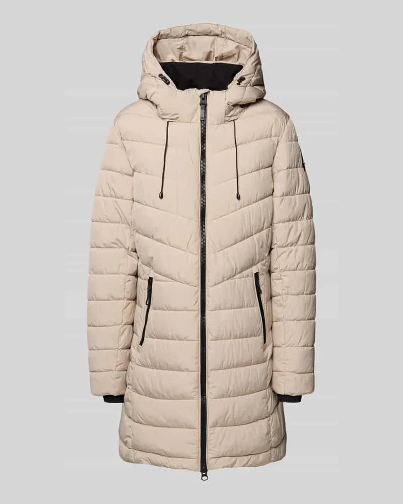 G.I.G.A. DX Steppmantel mit Reißverschlusstaschen Beige