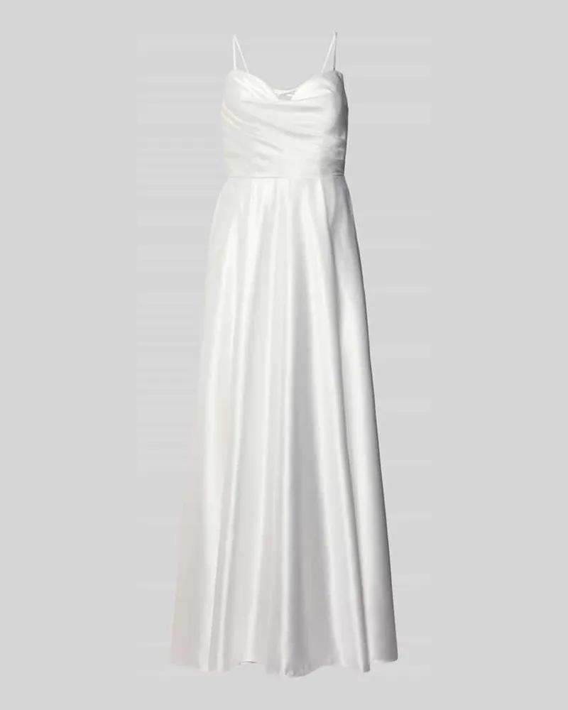 Laona Regular Fit Abendkleid mit Schnürverschluss Weiss