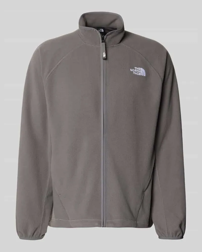 The North Face Fleecejacke mit Label-Stitching Anthrazit