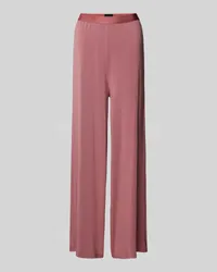 HUGO BOSS Wide Leg Pyjama-Hose mit elastischem Bund Modell 'BEA Mauve