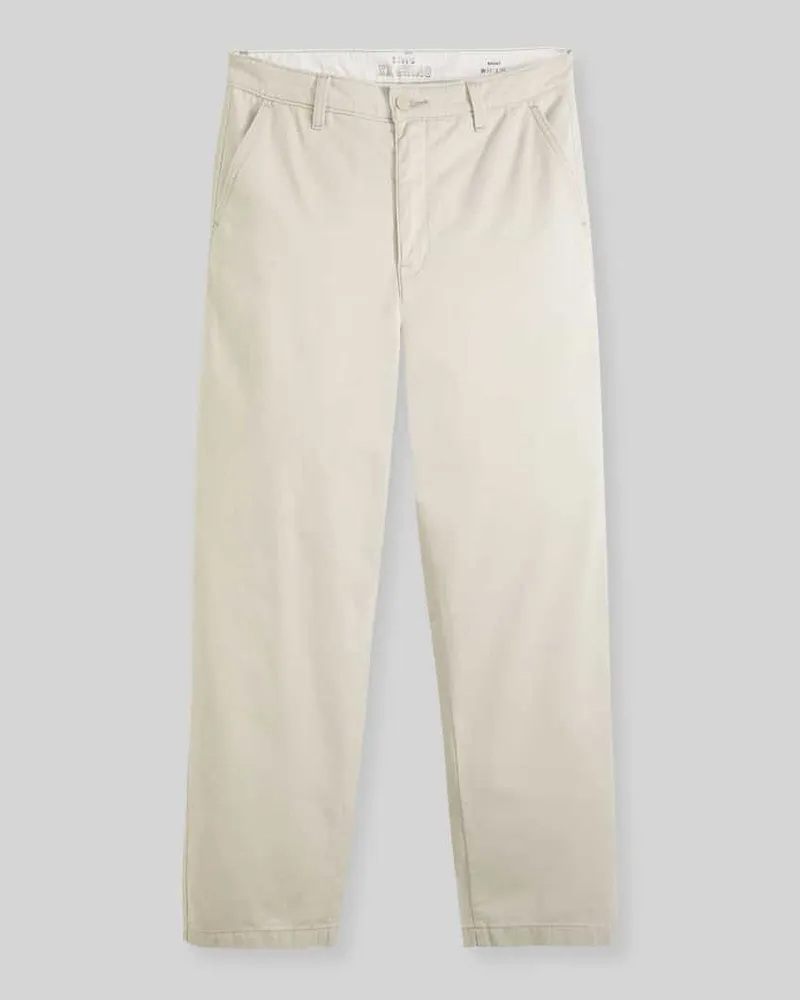 Levi's Loose Fit Chino aus reiner Baumwolle Offwhite
