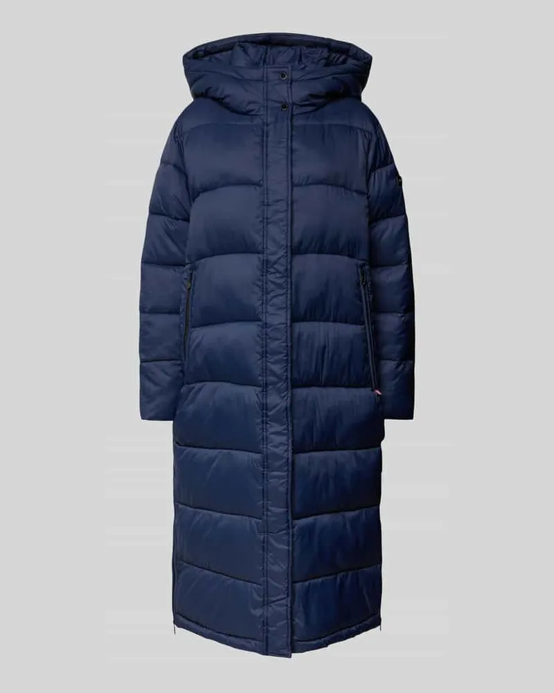 Frieda & Freddies Steppmantel mit Reißverschlusstaschen Modell 'CLEVELAND Dunkelblau