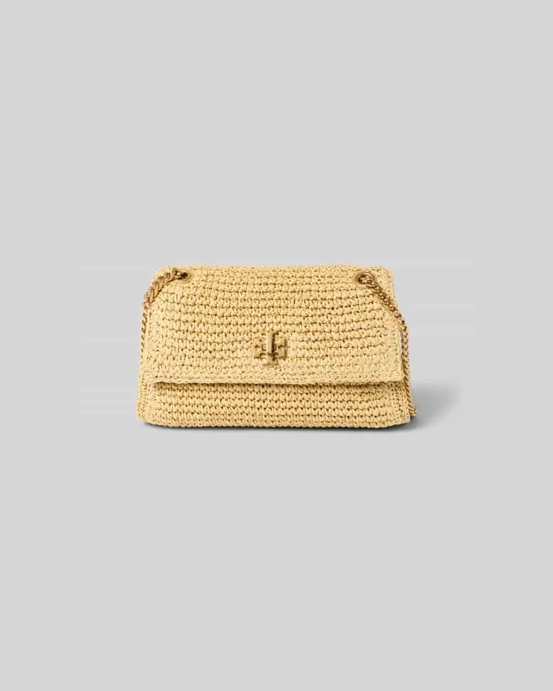 Tory Burch Shoulder Bag in Flecht-Optik Beige