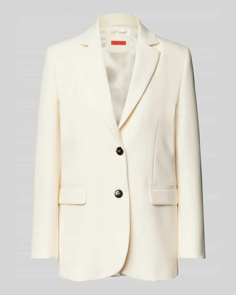 MAX&Co. Blazer mit Reverskragen Modell 'PIRITE Offwhite