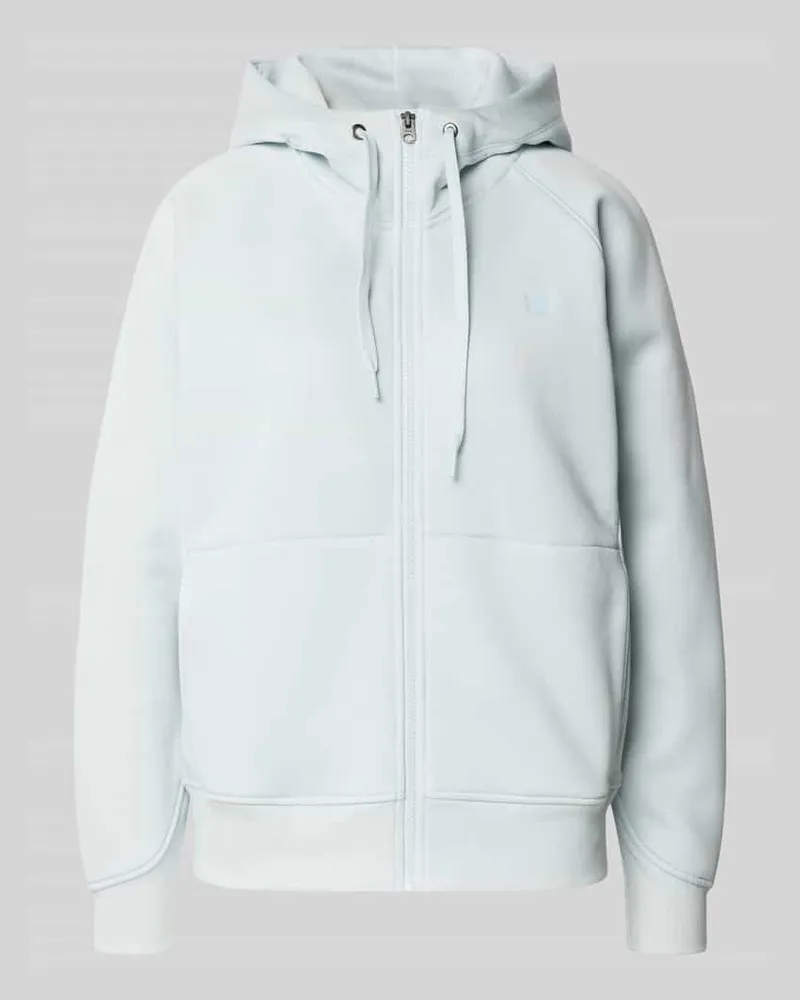 G-STAR RAW Sweatjacke mit Label-Stitching Modell 'Premium core Hellblau