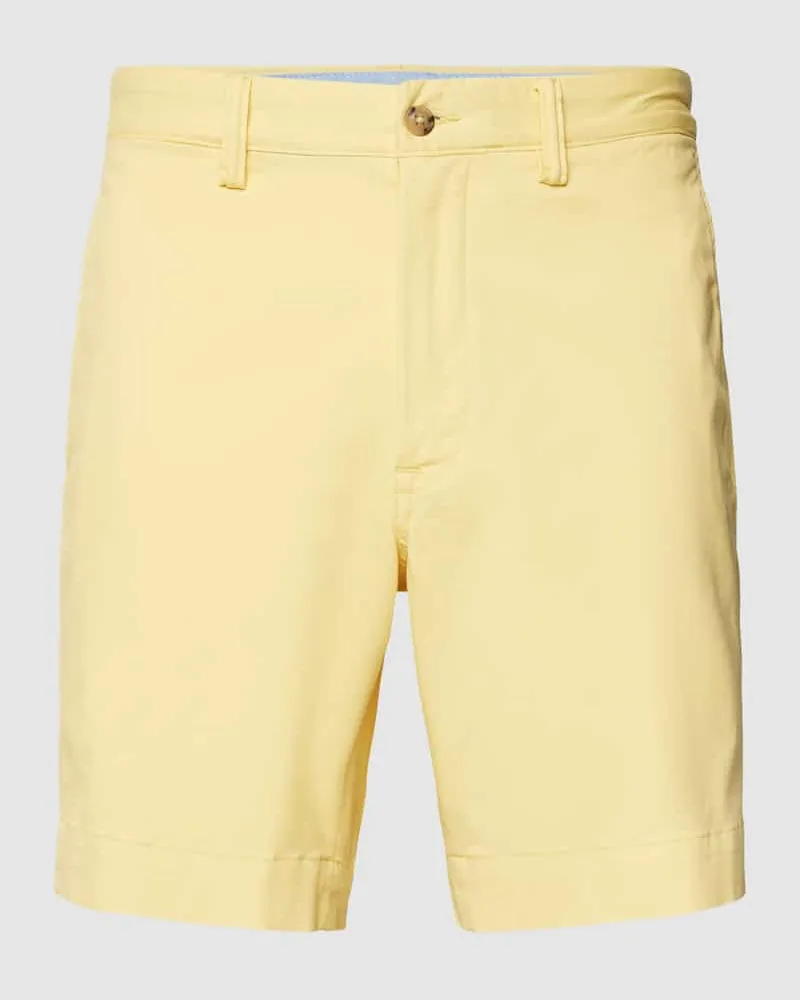 Ralph Lauren Kurze Hosen mit 5-Pocket-Design und geradem Schnitt Hellgelb