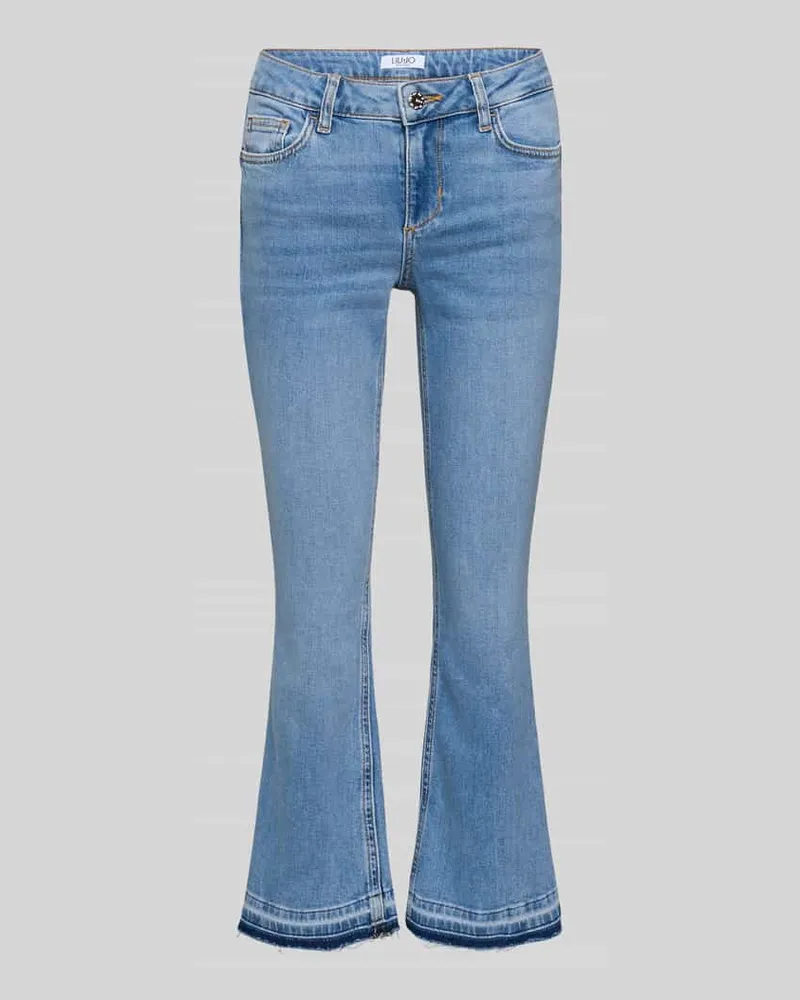 Liu Jo Flared Fit Jeans mit 5-Pocket-Design Modell 'Fly Hellblau