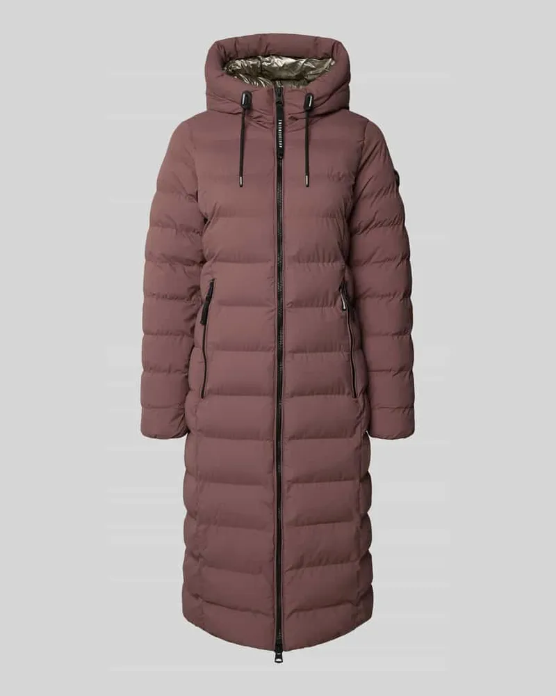 khujo Regular Fit Steppmantel mit Zweiwege-Reißverschluss Modell 'Gamp Altrosa