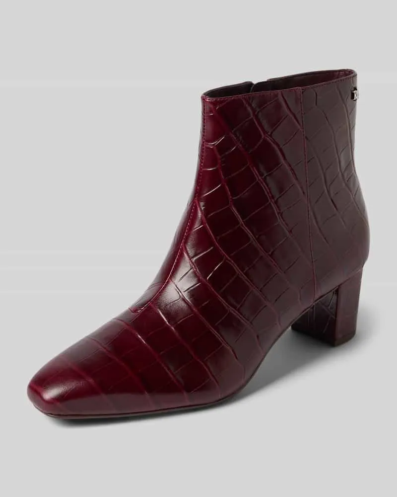 Ralph Lauren Stiefeletten aus echtem Leder Modell 'Demi Bordeaux