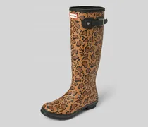 Gummistiefel mit Label-Detail