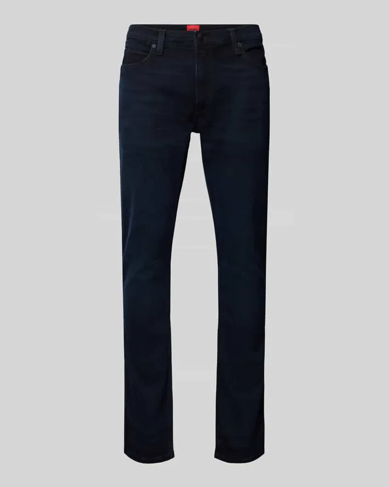 HUGO BOSS Extra Slim Fit Jeans im 5-Pocket-Design Jeansblau