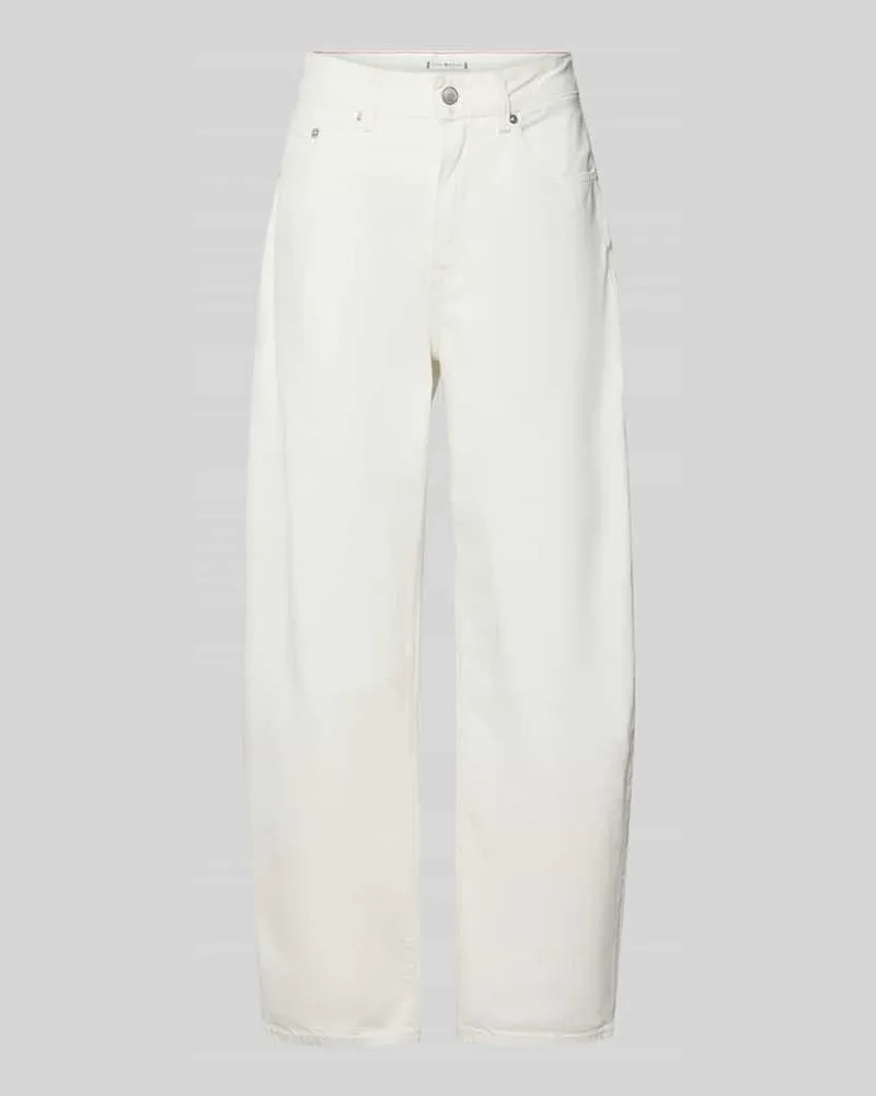 Tommy Hilfiger Relaxed Fit Jeans aus reiner Baumwolle Ecru
