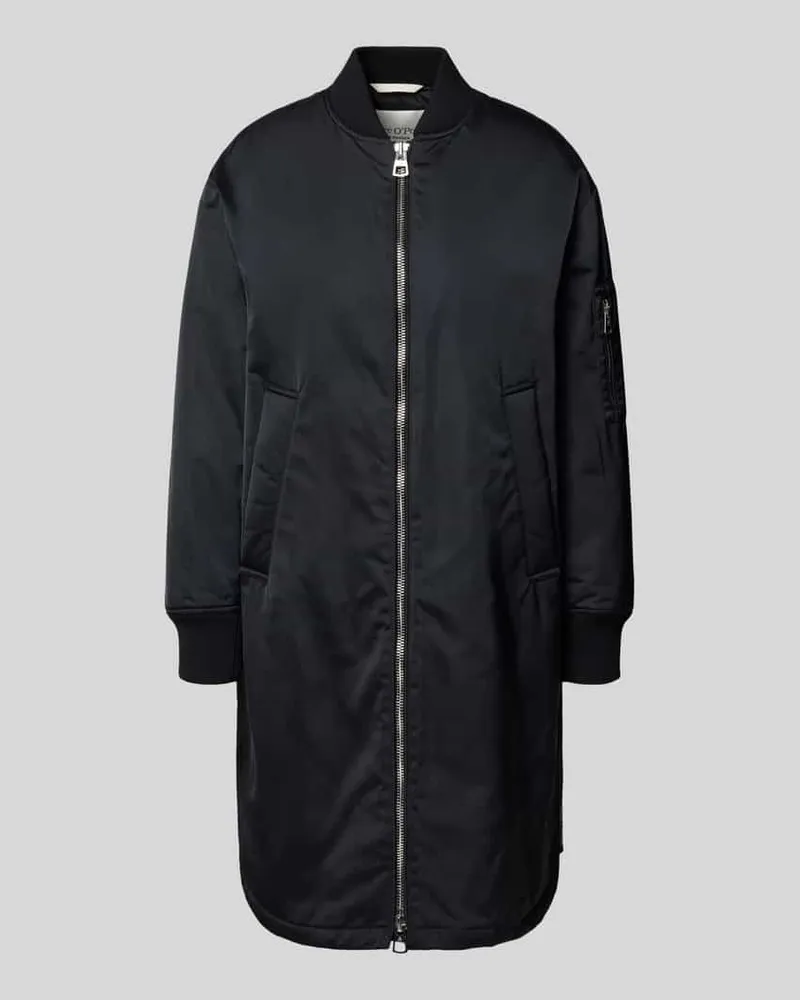 Marc O'Polo Comfort Fit Mantel im Bomber-Style Black
