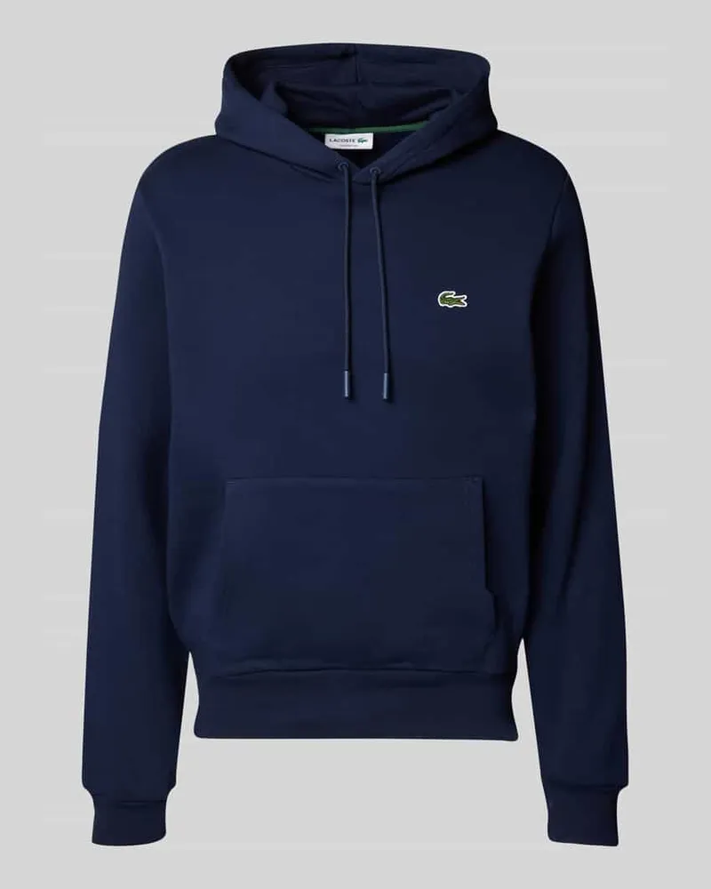 Lacoste Hoodie mit Logo-Stitching Marine