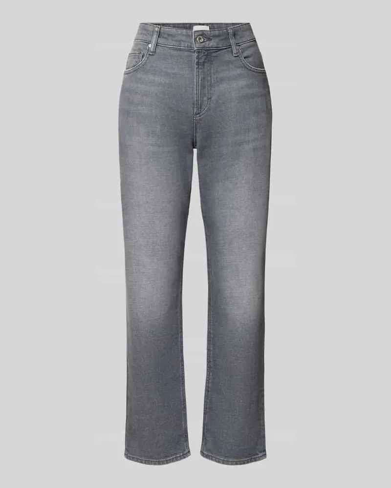 Brax Straight Fit Jeans aus Baumwoll-Mix Modell 'MADISON S Anthrazit
