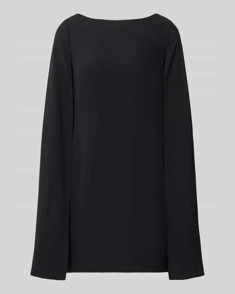 Ralph Lauren A-Linien Cocktailkleid mit Cape Black