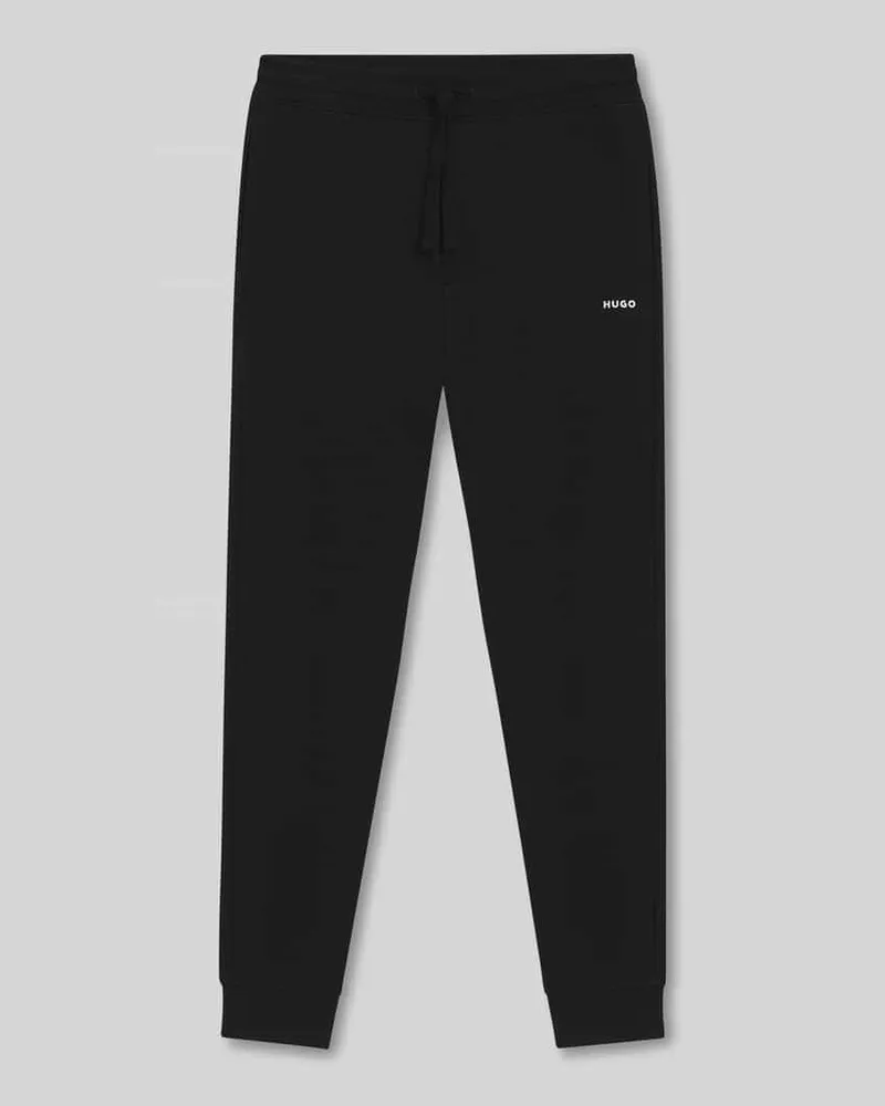 HUGO BOSS Regular Fit Jogginghose aus reiner Baumwolle Modell 'DAYOTE232 Black