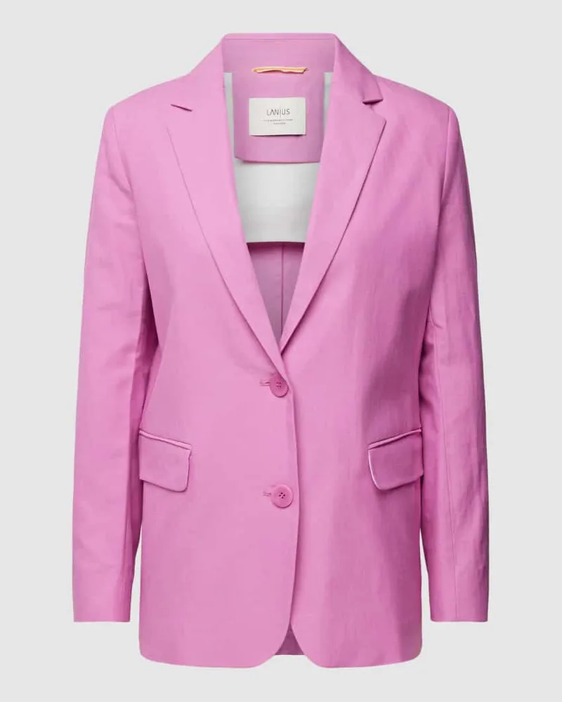 Lanius Blazer mit Pattentaschen Fuchsia