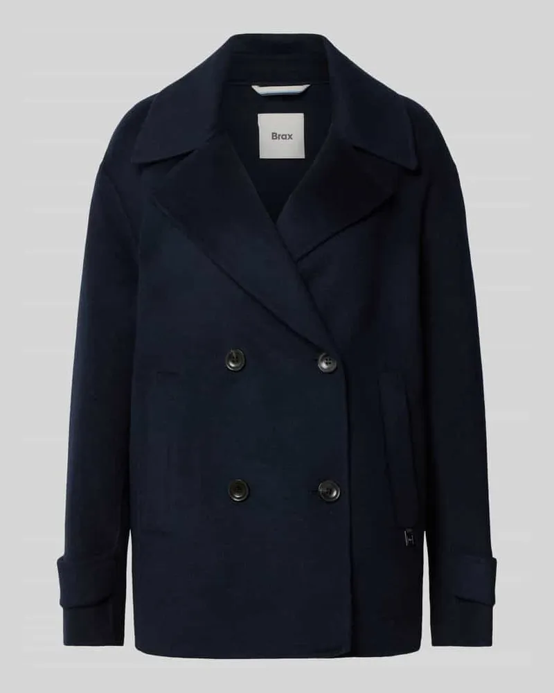 Brax Regular Fit Wolljacke mit Reverskragen Modell 'Oxford Marine
