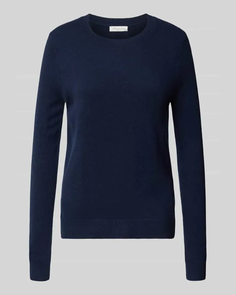 Christian Berg Strickpullover aus reinem Kaschmir Dunkelblau