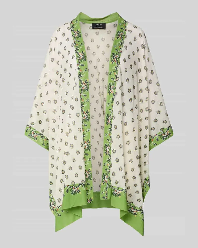 Marc Cain Cardigan mit offener Front und Kimonoärmeln Gruen