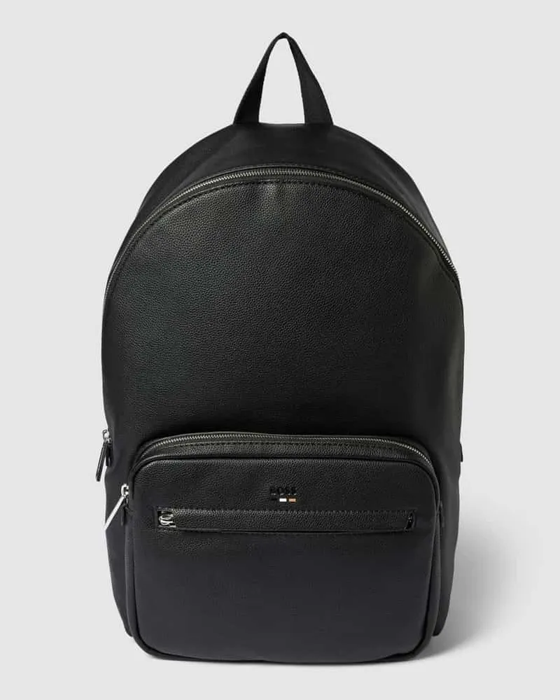 HUGO BOSS Rucksack mit Label-Prägung Modell 'Ray Black