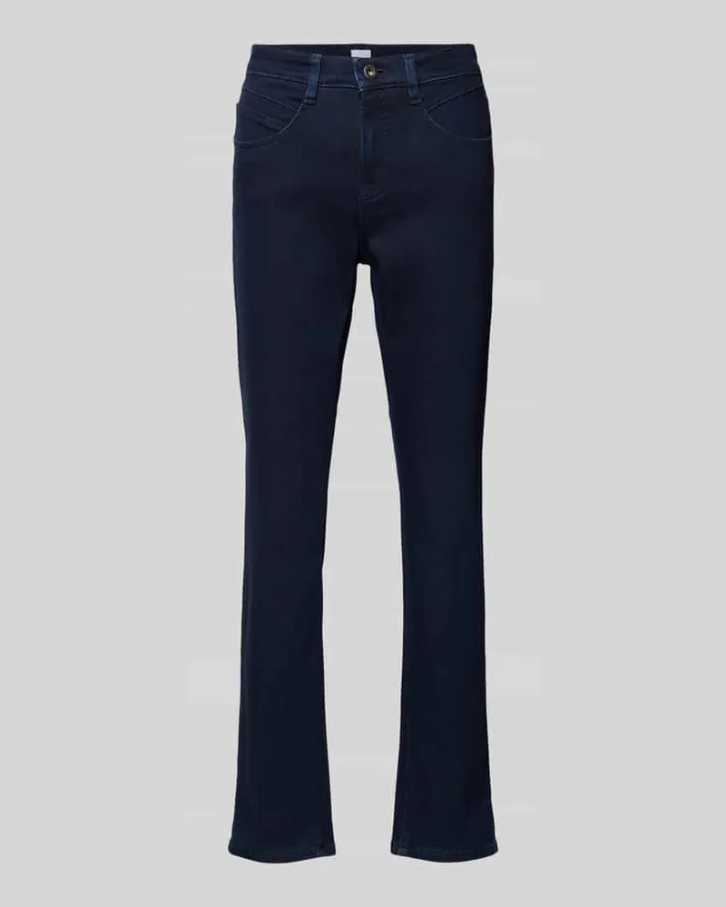 Brax Bootcut Jeans mit Label-Patch Modell 'MARY Dunkelblau