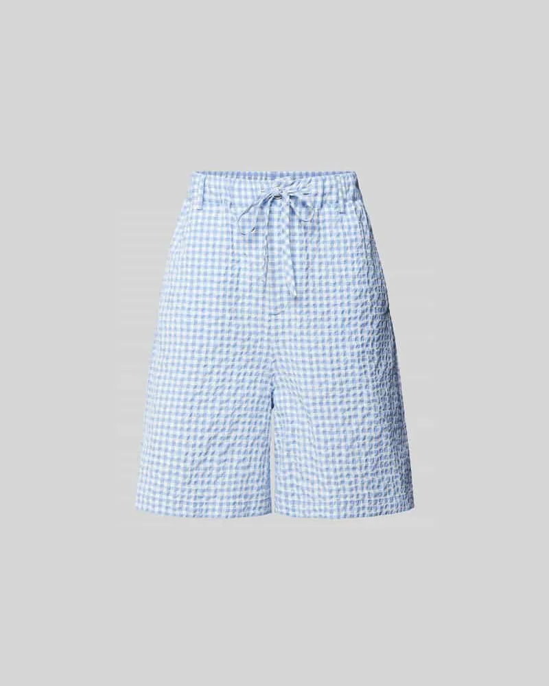 Marni Bermudas mit Tunnelzug Hellblau