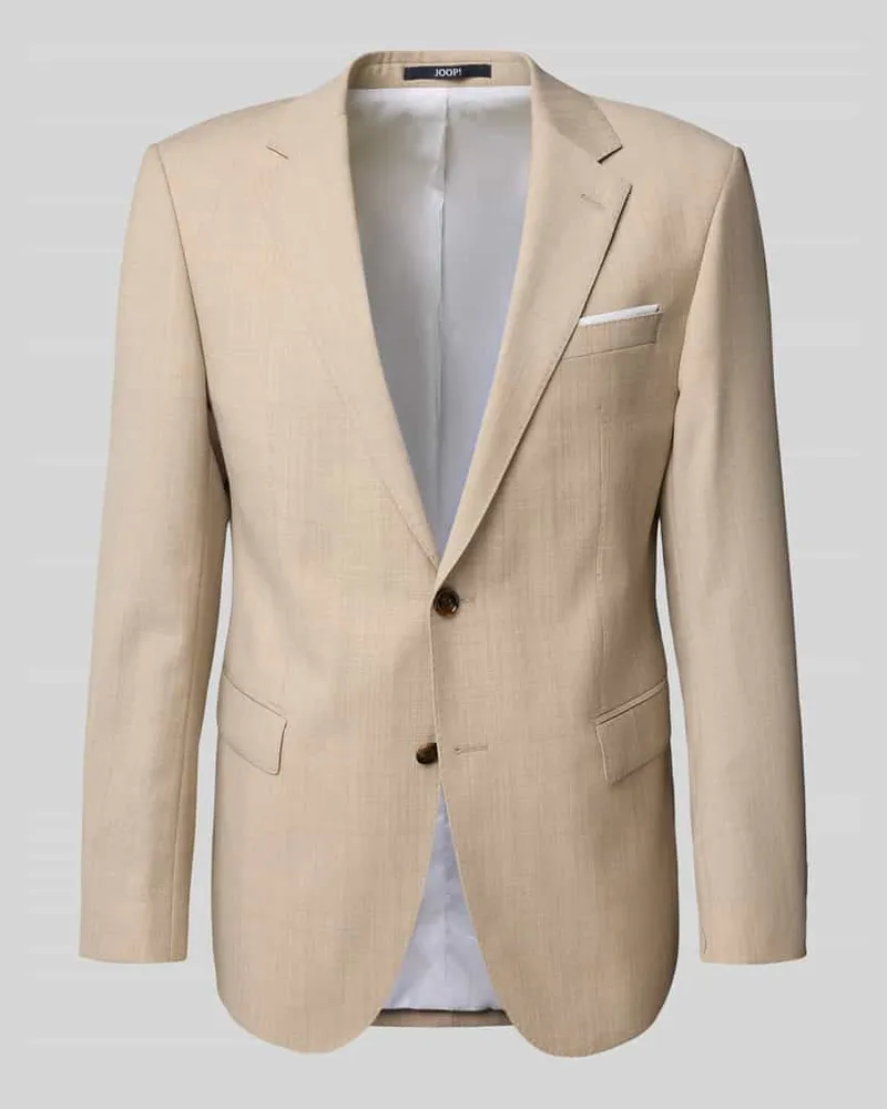 JOOP! 2-Knopf-Sakko mit Woll-Anteil Modell 'Herby Beige