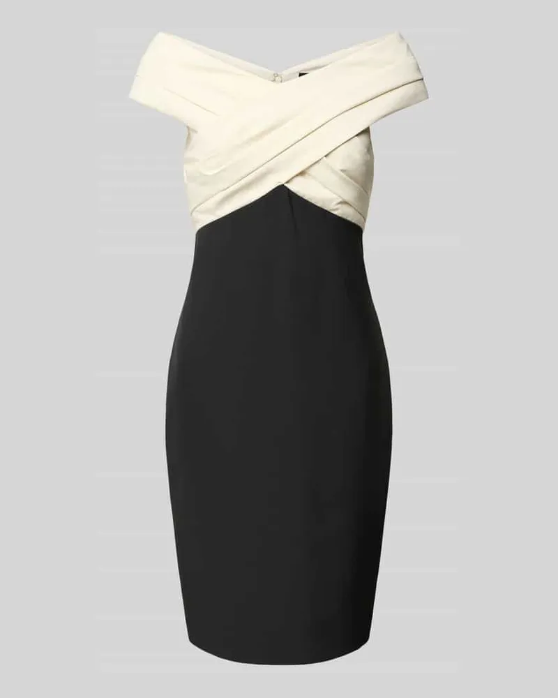 Ralph Lauren Cocktailkleid in Wickel-Optik Modell 'Irene Black