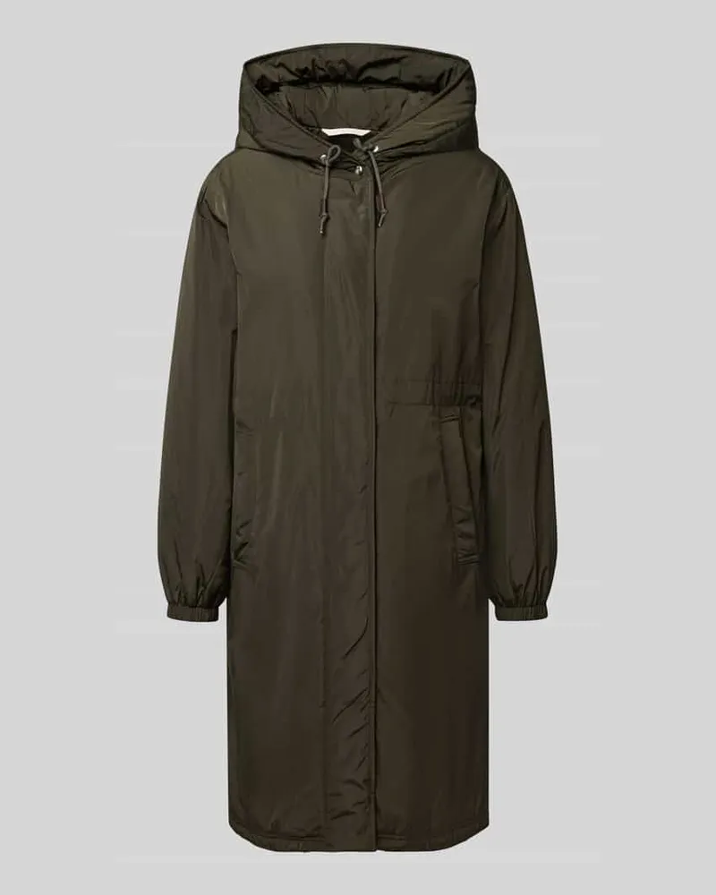 Marc O'Polo Regular Fit Parka mit Kapuzenkragen Oliv